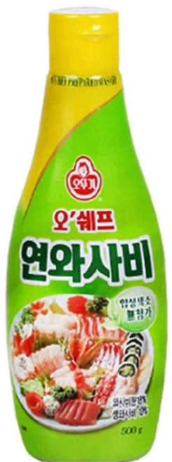 오뚜기 연와사비, 500g, 1세트