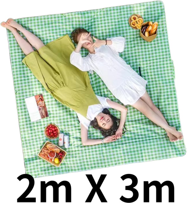 유성통상 대형 피크닉 방수 돗자리 매트, 그린