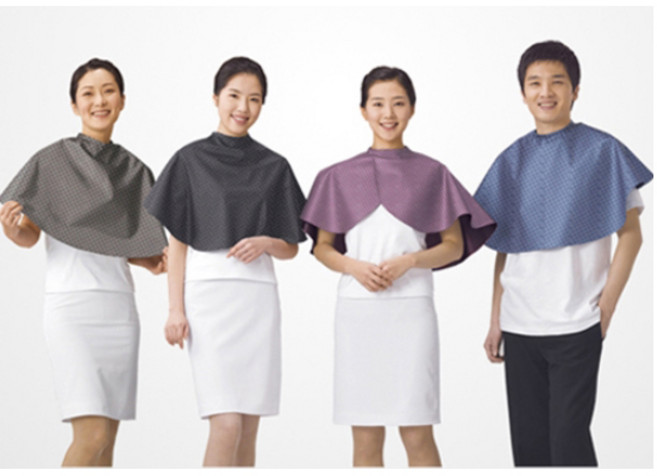 라인 엠보 파마보 대 소 염색보 커트보 미용실, LN4009 블랙, 1개