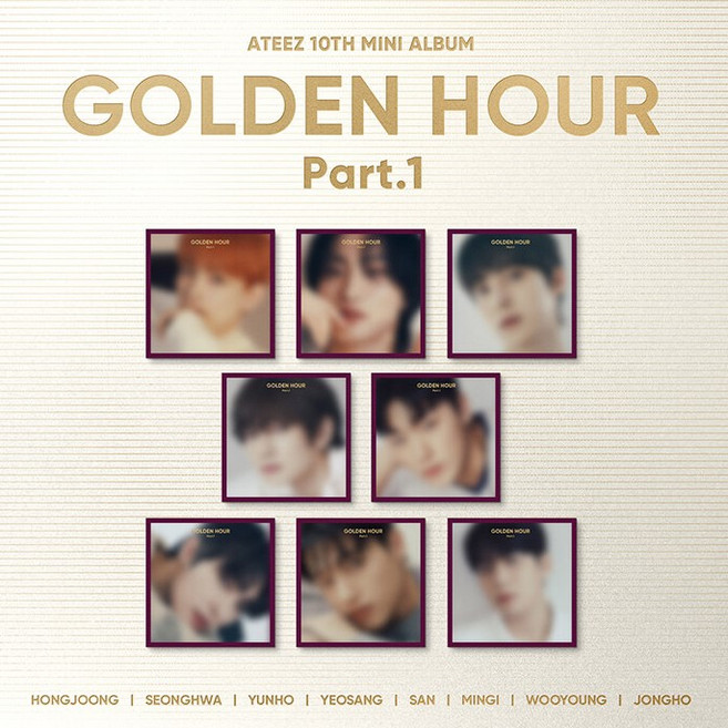 ATEEZ 에이티즈 - 미니 10집 앨범 GOLDEN HOUR : Part.1 / 디지팩 버전 / 버전, 민기