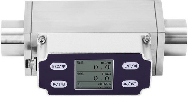 질량 가스 유량계 485 메탄 프로판 누출 산소 MEMS 측정기, 이산화탄소실제기준0-100L/min, 1개