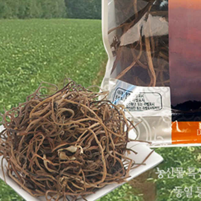 제철에수확한 말린 고구마줄기 1kg 슬로우푸드 건나물 대보름 비빔밥재료 중국산, 1개