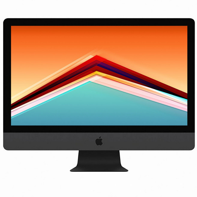 중고 애플 아이맥 프로 A1862 인텔 제온 W-2150B 32G SSD 1TB Radeon Pro Vega 56 27인치 5K 기스 상품, MAC OS, 32GB, 다크 블랙