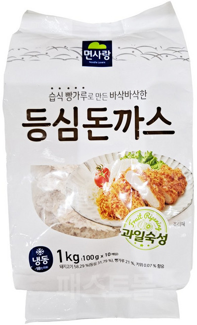면사랑 등심돈까스, 1kg, 1개
