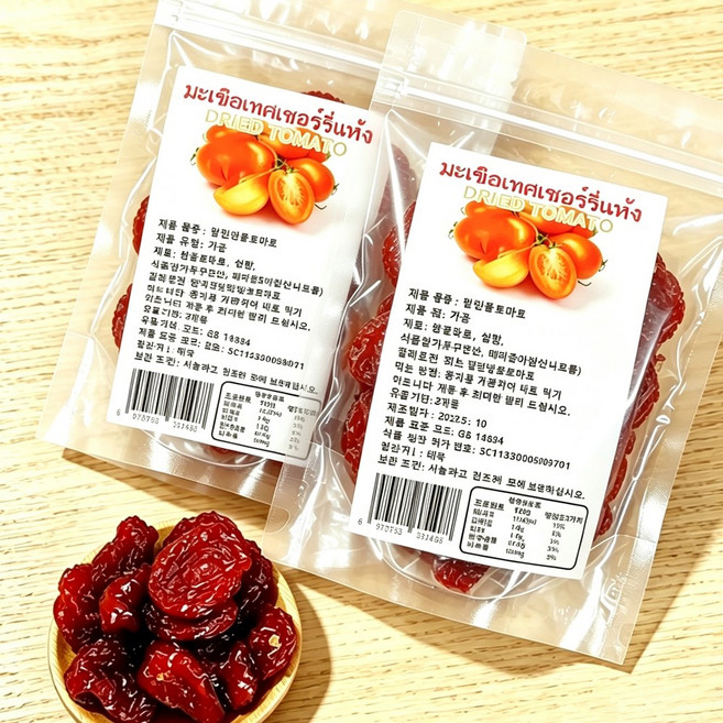 건방울토마토 태국 수입 감말랭이, 1개, 500g