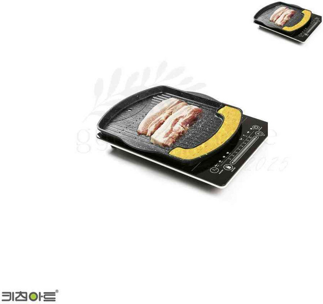 키친아트 IH 인덕션 로스트팬 구이 불판 스테이크 가스렌지 토마호크 그릴팬 캠핑