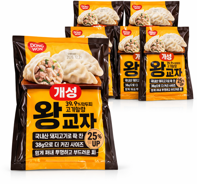 [동원] 개성 왕교자만두, 6개, 494g