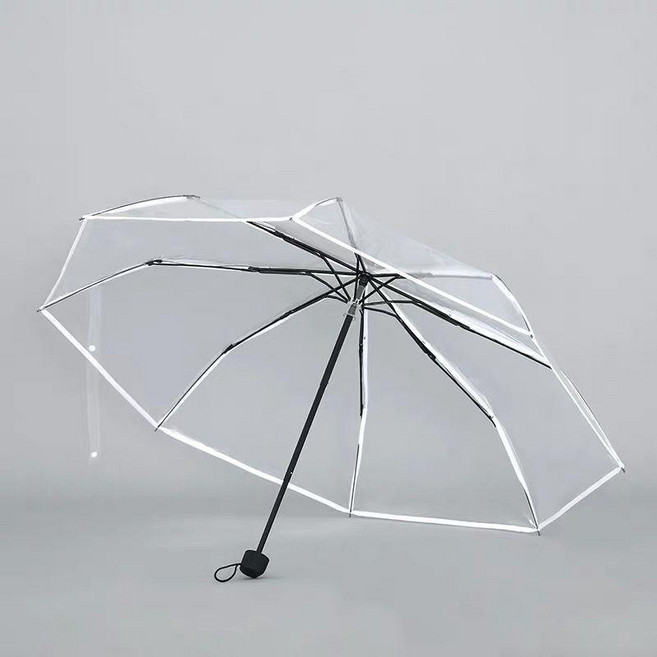 透明塑料摺疊雨傘