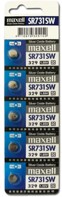 日本製 Maxell 公司貨 SR731 SR731SW (329) 水銀電池 鈕扣電池, 1個