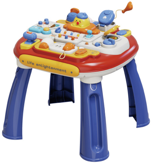 [토이앤토이] 퍼즐게임테이블(러닝테이블), 1개, 혼합색상