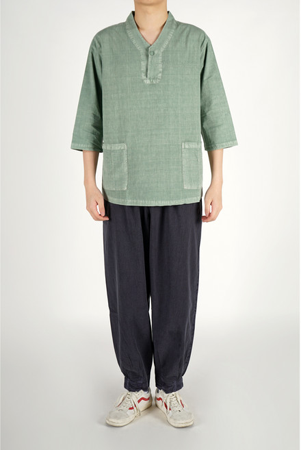 남성 개량한복 봄 여름 편안한 생활한복 30수 티바지 한벌