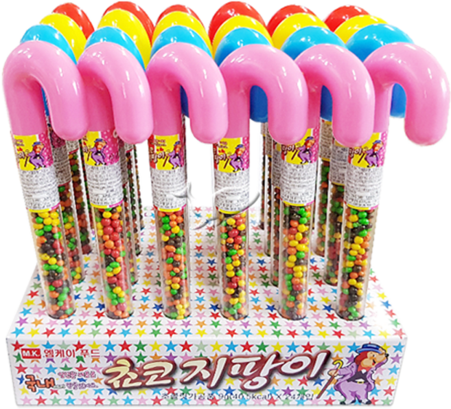 (48개) 초코지팡이 초콜릿 9gx24개입 2봉, 2개, 216g