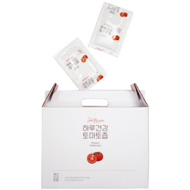 아침마당 노랑방울토마토즙(저온착즙) 125ml 30포/50포, 50개