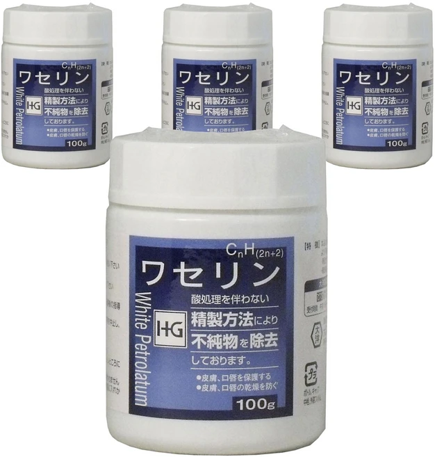 Taiyo Pharmaceutical Co. Ltd 바셀린 HG, 4개, 100g - 쿠팡