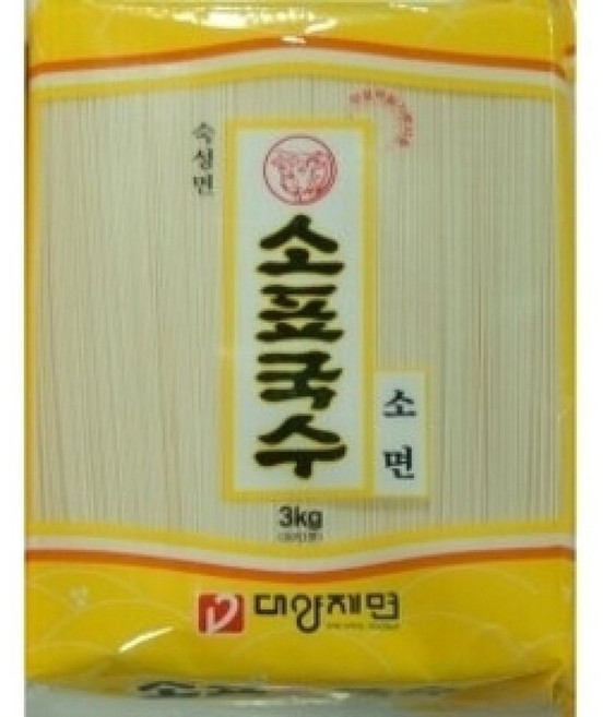 해가원 60년 전통 소표국수 소면 3.75KG 4개 박스