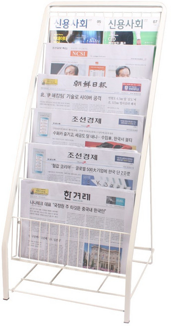 알파라이프 (유엔유몰) 철제6단책꽂이 철제꽂이 책꽂이 잡지신문꽂이, (선택2) 철제6단책꽂이, 6단