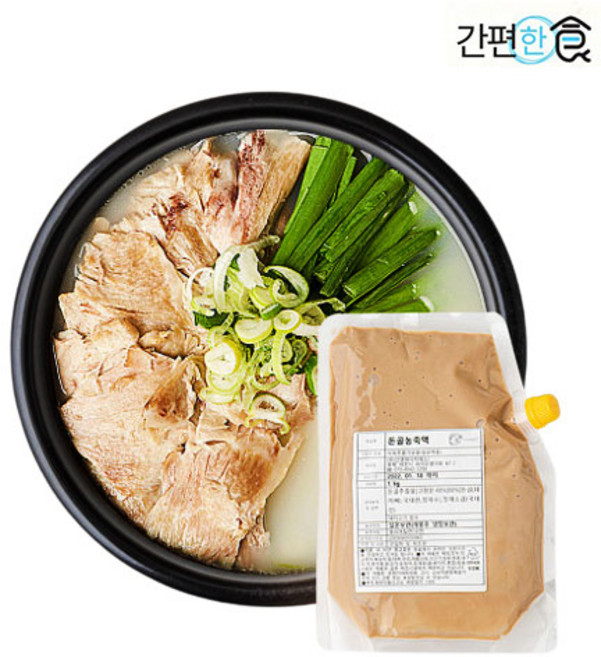 [간편한식] 국내산 돈골 농축액 엑기스, 1개, 1kg