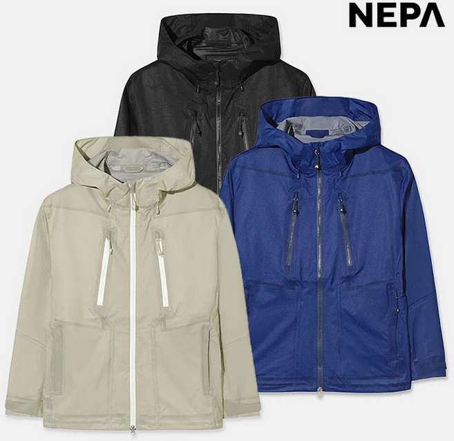 네파 남성 패스파인더 3L 경량 방수 자켓 여름 기능성 등산 후드 바람막이 7M30504
