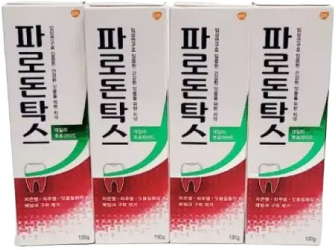 루체트리 파로돈탁스 치약 데일리 후로라이드 100gx4개, 100g, 4개