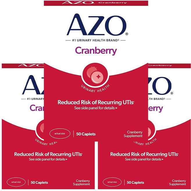 Azo 아조 크랜베리, 50, 3개, 50정
