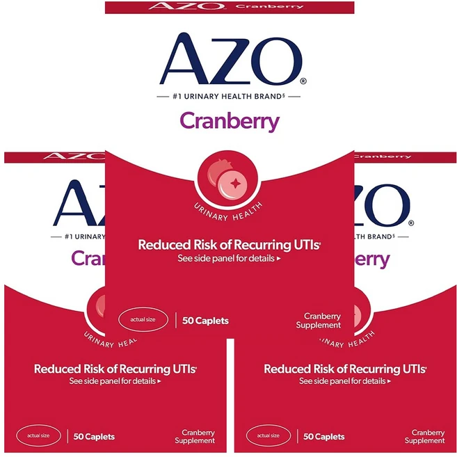 Azo 아조 크랜베리, 50, 3개, 50정 - 쿠팡