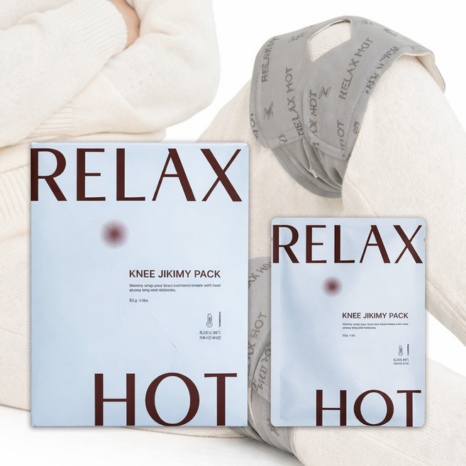 옵티머스 무릎핫팩 국내생산 릴렉스핫 무릎지키미 온열찜질, 1박스