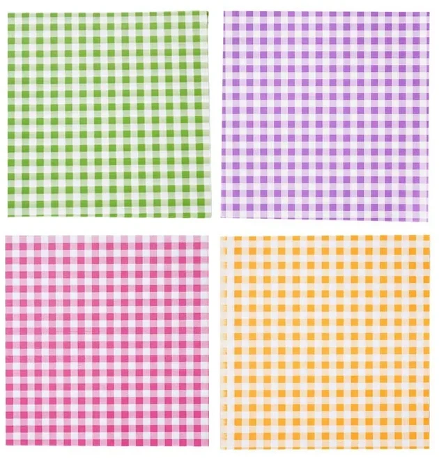 일회용 기름기 방지 종이 라이너 샌드위치 햄버거 식품 포장지 바베큐 피크닉 파티 베이커리 용품 4 색 개, 01 400Pcs