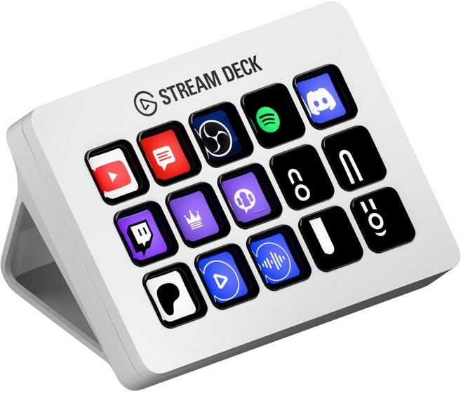 Elgato Stream Deck MK.2 White [15키 배열] 라이브 콘텐츠 제작용 컨트롤러
