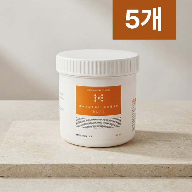 메르헨랩 소프트 마사지크림, 1.2L, 5개