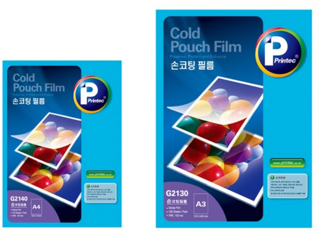 손코팅필름 A4 223x315 G2140 100매 프린텍, 상세페이지 참조