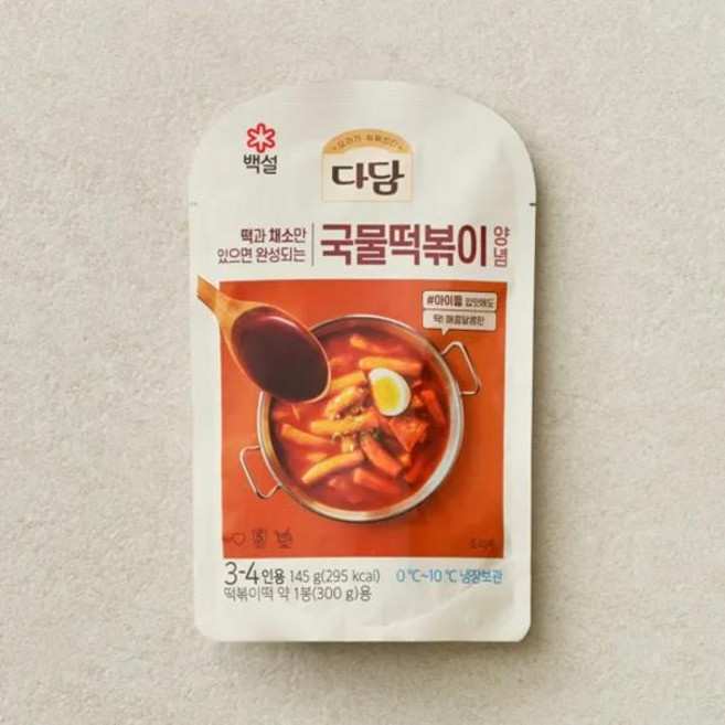 CJ 다담 국물떡볶이 양념 145g 4개