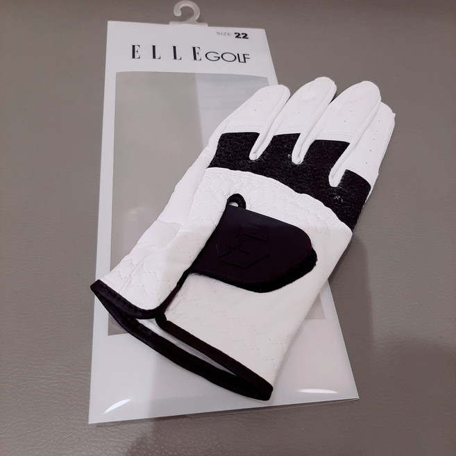 엘르골프 남성 양가죽 합성피혁을사용한 편안하면서도 타이트한 왼손장갑### 6I-18101820##, 화이트, 1개