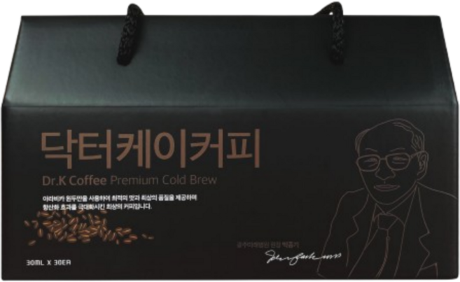 닥터케이 콜드브루 더치커피 원액 액상커피 답례품 아메리카노 라떼, 30개입, 30ml, 1박스, 30개입