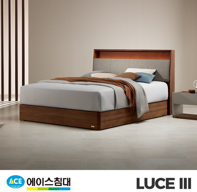 에이스침대 LUCE3 HT-B등급/K(킹사이즈), 콜롬비아월넛