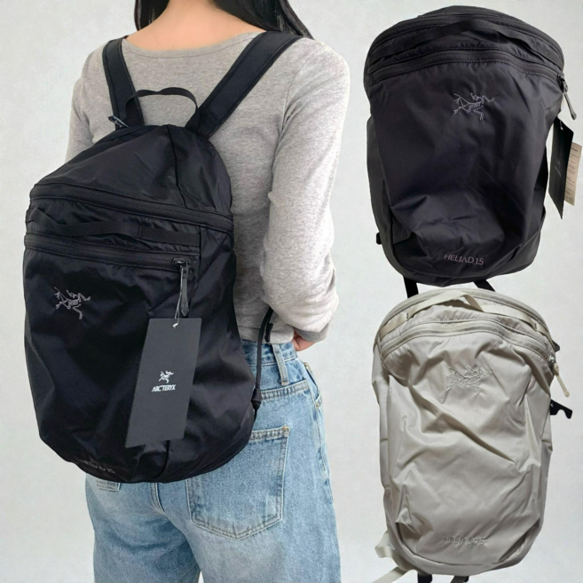아크테릭스 헬리아드15 백팩 블랙 배낭 등산 가방 believe