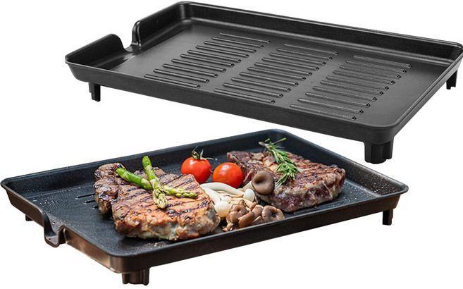 코베아 구이바다 M 삼겹살 전용 구이팬 그릴 캠핑 야외 고기 불판 단품, 1개, 32cm