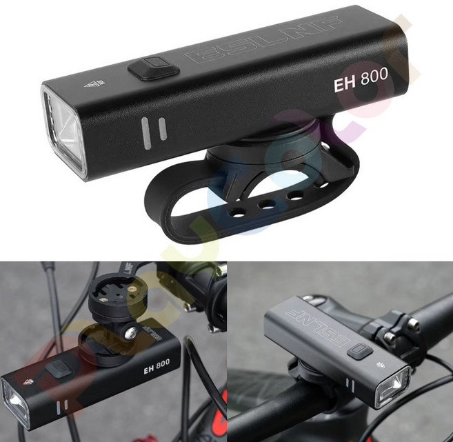 ESLNF K1-800 鋁合金 前燈 800流明 自行車燈 頭燈 倒吊 GOPRO 車燈 碼表燈, 黑色, 1個