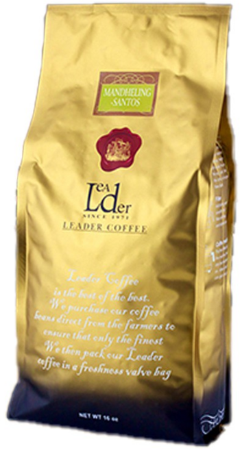 Leader Coffee 力代 曼巴咖啡豆, 450g, 6個, 全豆咖啡（未研磨）