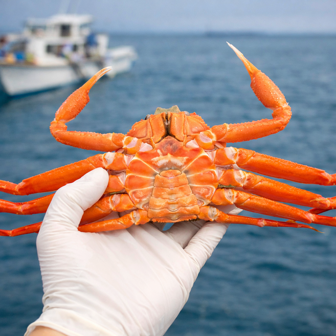 [당일조업] 갓성비 수율좋은 포항 자숙홍게, 1박스, 2kgA(수율80이상.5-8미)