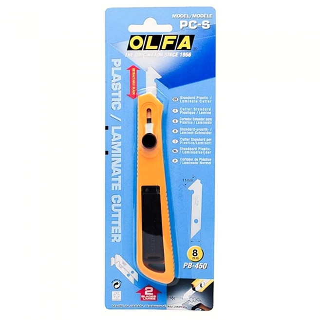 OLFA 日本製壓克力刀 PC-S DIY塑膠薄板切割刀, 1個
