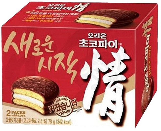 오리온 초코파이, 78g, 5개