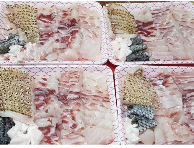 [목포/신안]제철 보양 민어 6-8kg 한마리 (회+부래+껍질+탕거리+초장) 손질/신선배송, 6.0kg, 1개