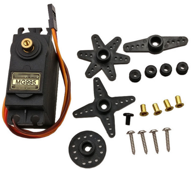 아두이노 MG995 MG995R 360도 풀 메탈 서보모터, 1개