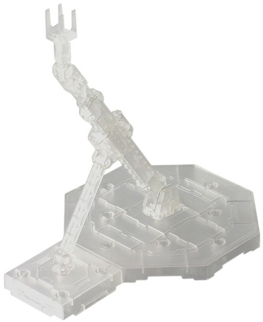 鋼彈模型通用支架 Action Base (適用 MG/HG/RG 1/100 1/144), 透明(免螺絲), 1個