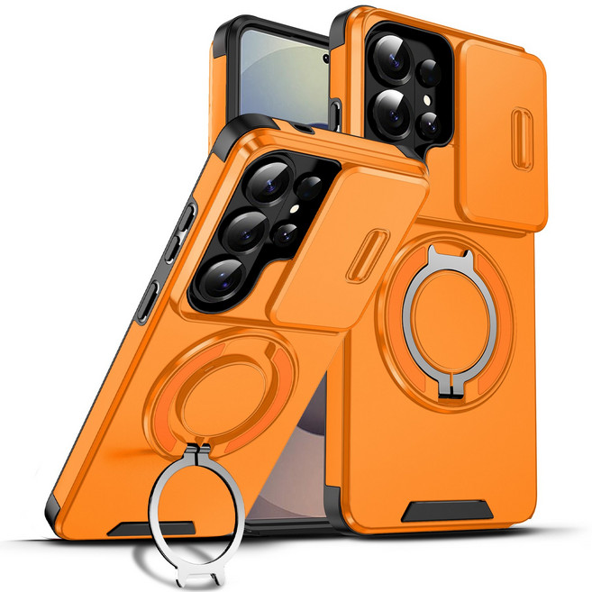 Ceasikery 갤럭시s26 울트라 케이스 카메라 창문 보호 자석 내장 무선 충전 지원 Q2013