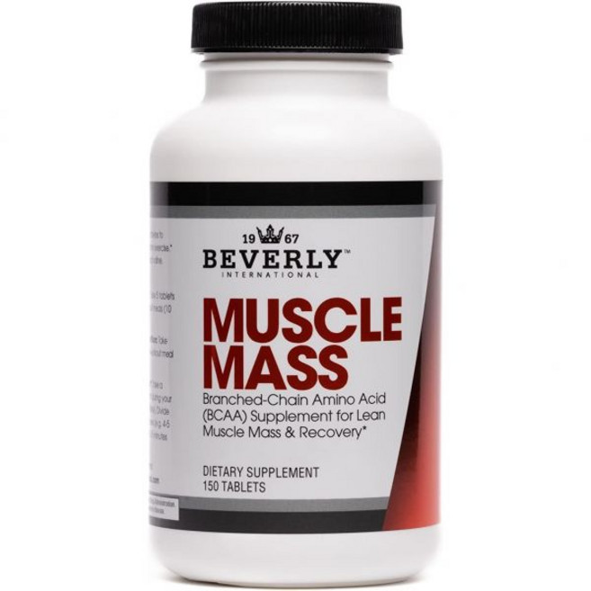 Beverly International Muscle Mass 150 Tablets. A Free-Form Branched-Chain Amino Acid BCAA for Lea, 1개, 150정