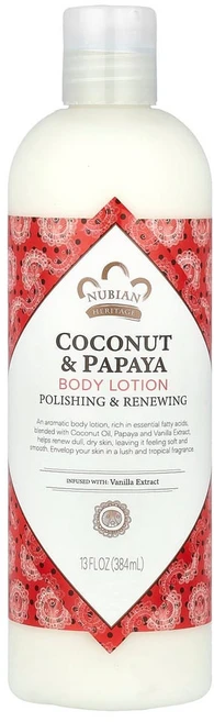 뉴비안헤리테이지 바디 로션 코코넛 & 파파야 13 액량 온스 (384 ml), 1개 - 쿠팡