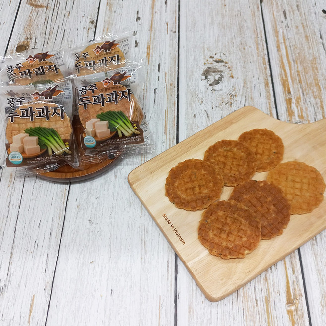 [도도나몰] 휴게소 간식 바삭바삭 구운 두부대파과자 5봉입, 1개, 18g