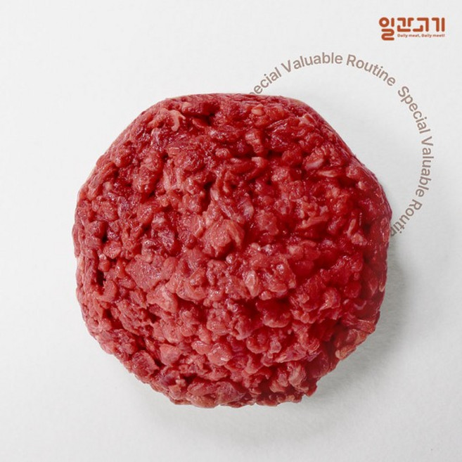 [일간고기][냉장]1등급 암소한우 이유식 우둔 다짐육180g (30gx6구), 1개, 180g
