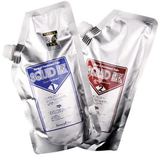 뷰티원 SQUID 오징어 먹물 코팅 컬러 500ml, 내츄럴브라운, 1개